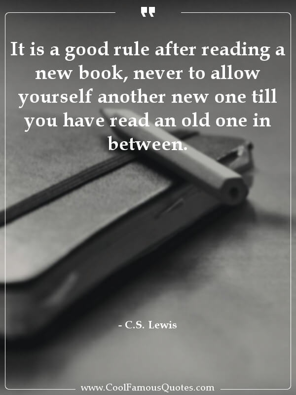 Famous C.S. Lewis quotes