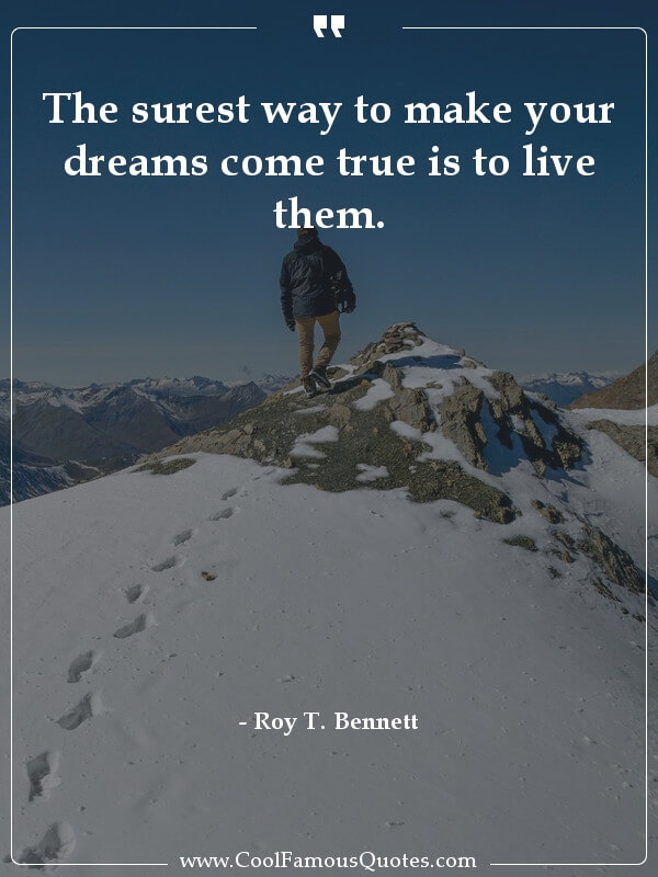 inspiring quotes about dreams coming true