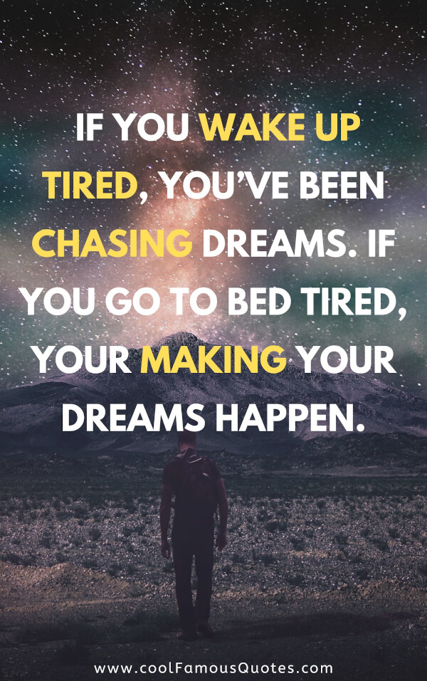 chasing dream quotes