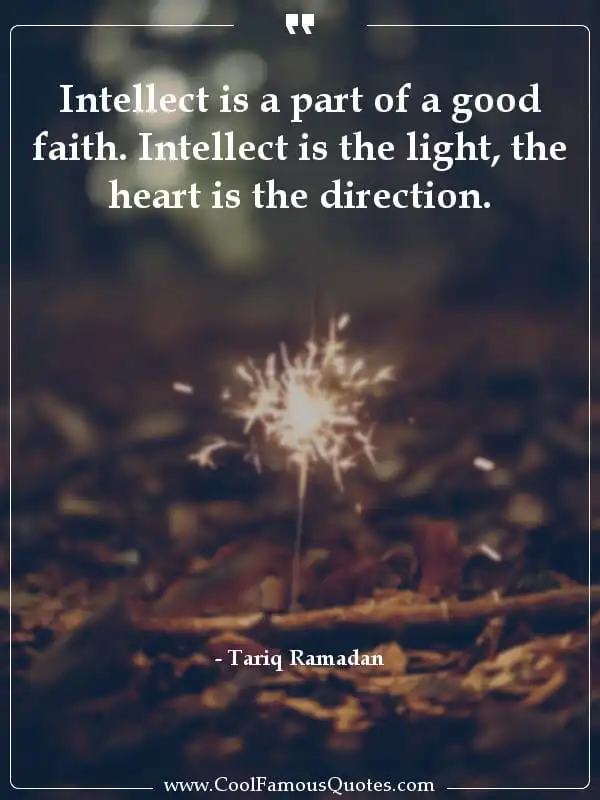 Intellect is a part of a good faith. Intellect... inspirational quotes - Image for quote : Intellect is a part of a good faith. Intellect is the light, the heart is the direction.